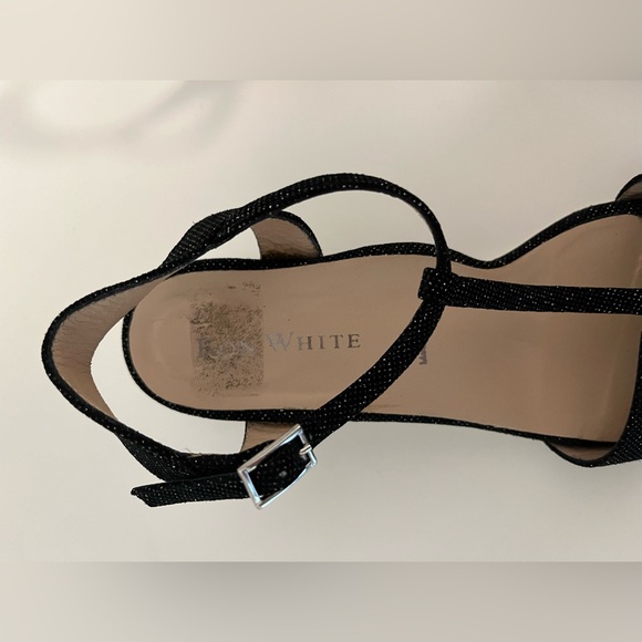 Black and Silver Ron White Sandals - Picture 8 of 11